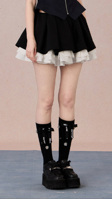 Multi-Layered Bubble Skirt