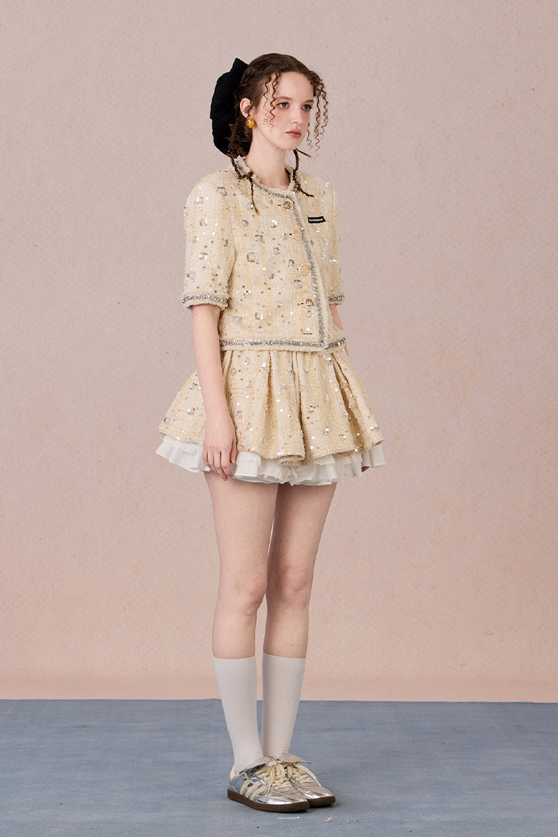 Multi-Layered Bubble Skirt