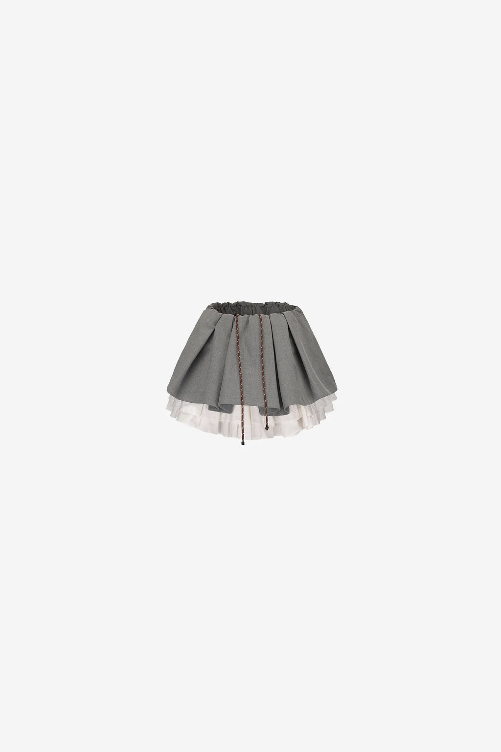 Multi-layered pleated bubble skirt with voluminous silhouette – WEANCHEAM