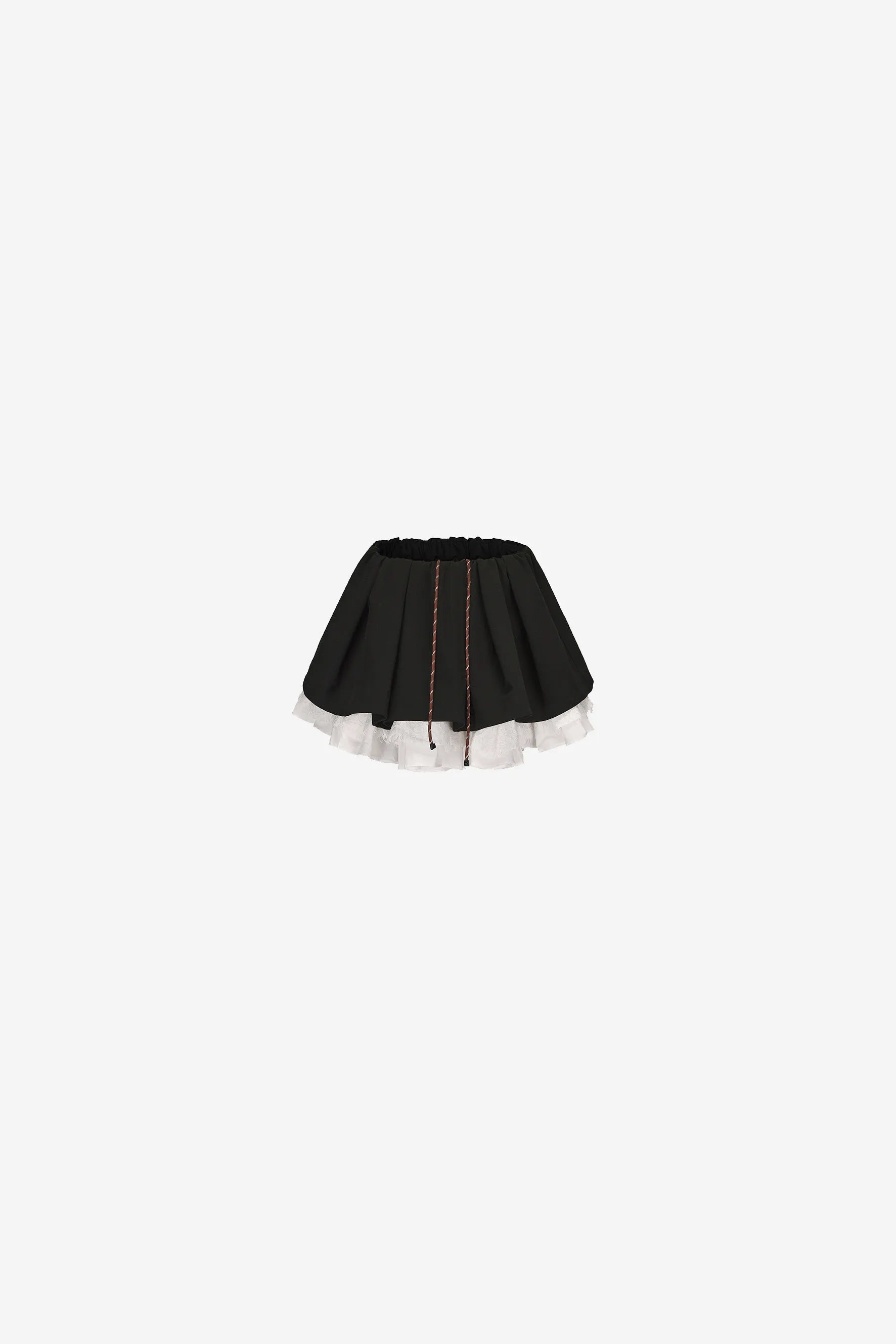 Multi-layered pleated bubble skirt with voluminous silhouette – WEANCHEAM