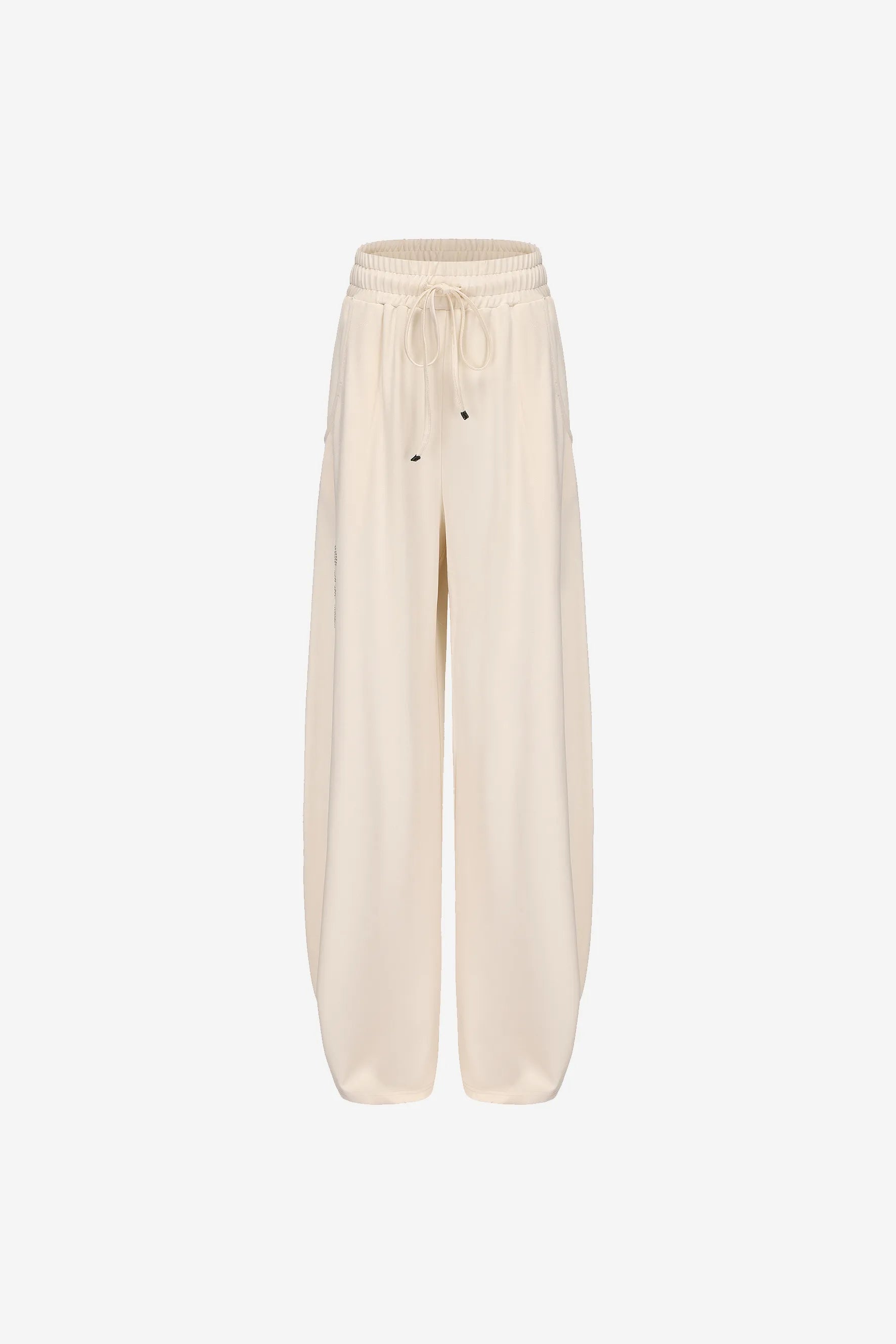 Tapered rhinestone sweatpants in acetate knit fabric – WEANCHEAM