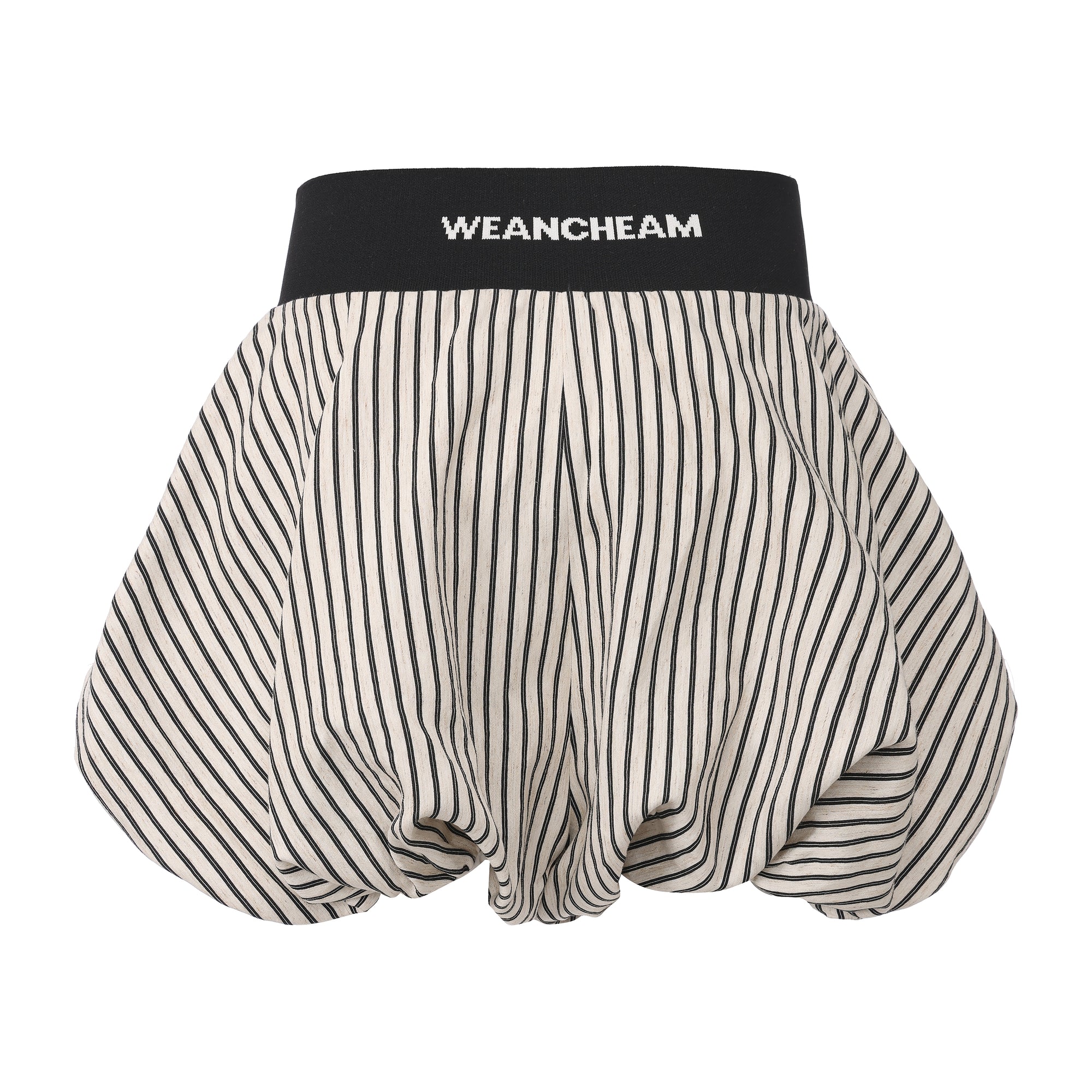 Classic flower bud pants with jacquard waistband and flared silhouette – WEANCHEAM