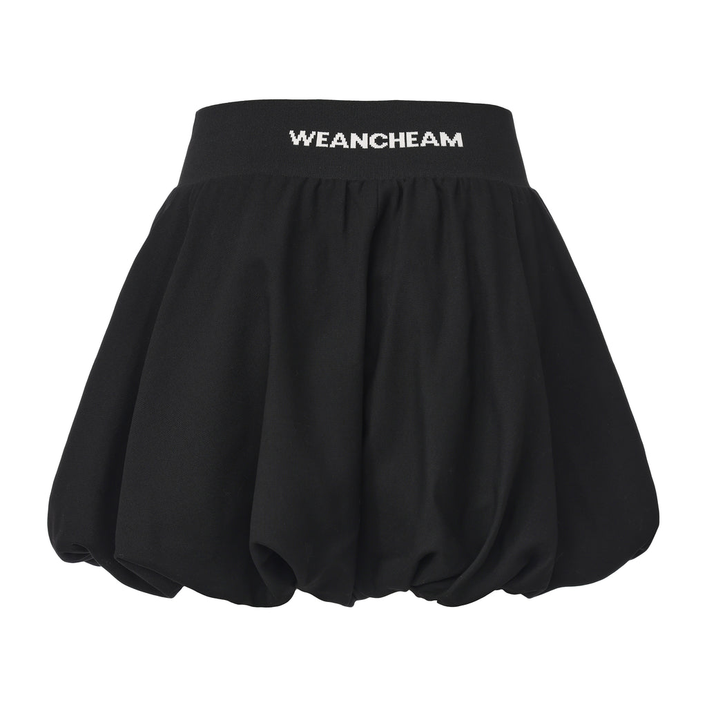 Classic flower bud pants with jacquard waistband and flared silhouette – WEANCHEAM