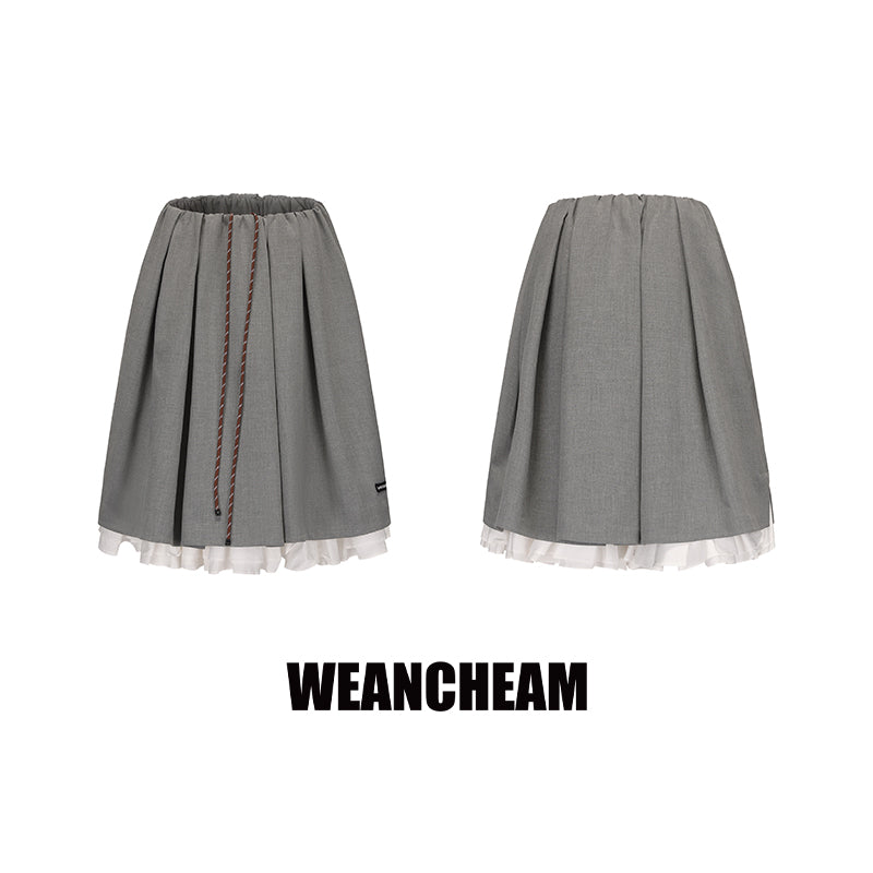 Layered Half Skirt