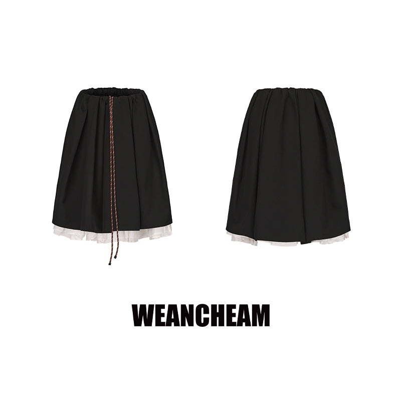 Layered Half Skirt