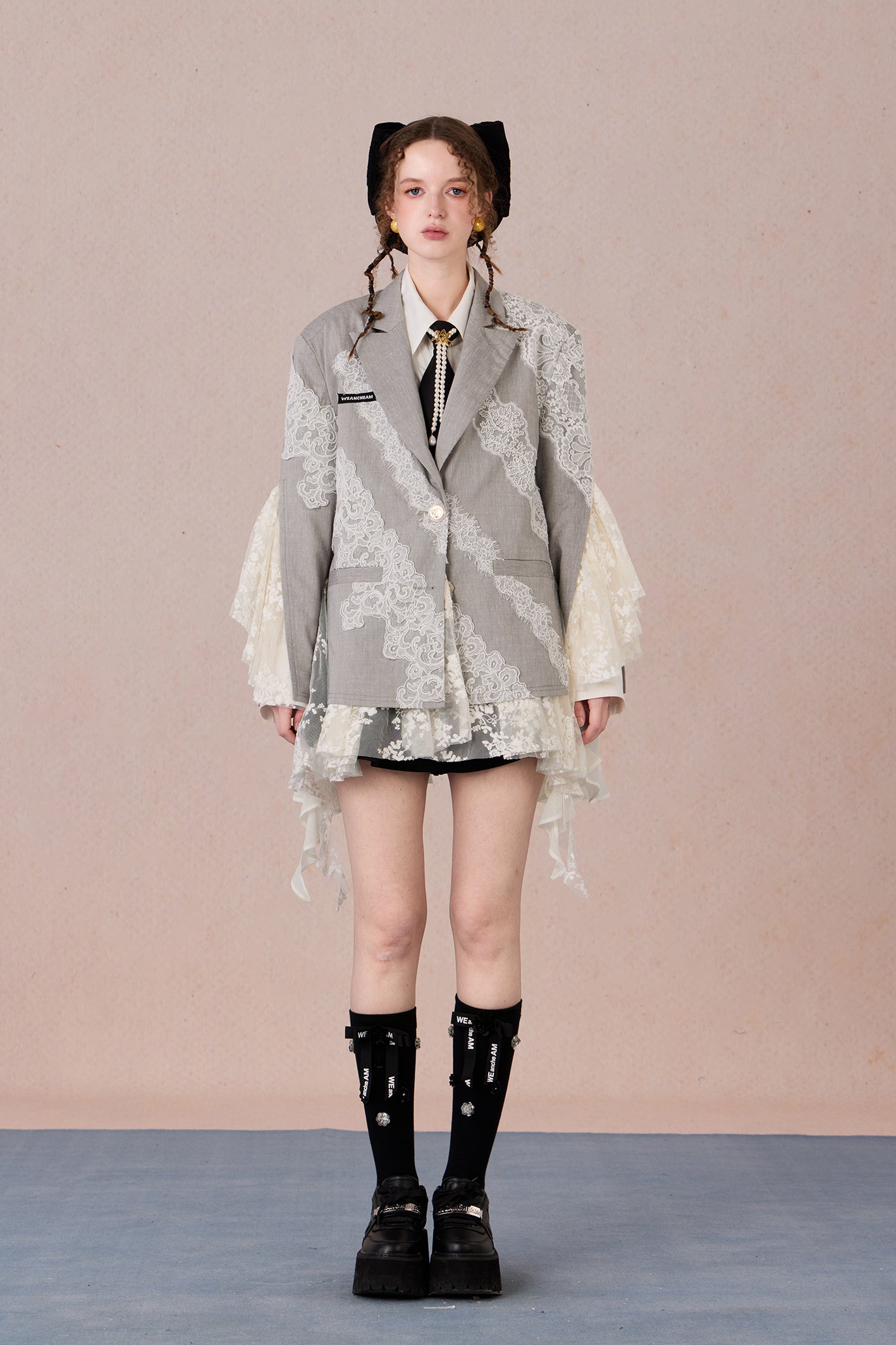 Lace Collage Heavy Duty Blazer