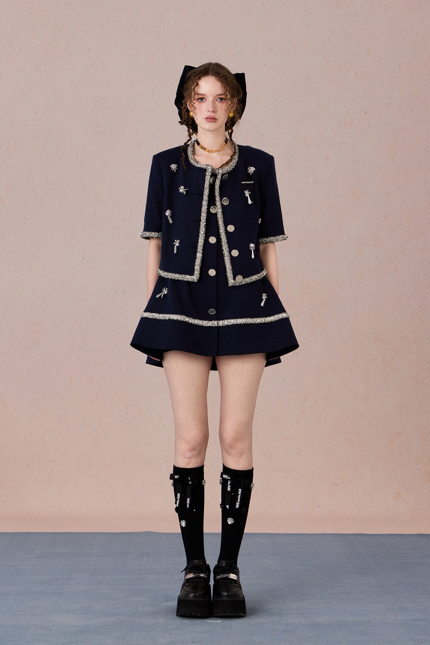 WEANCHEAM statement blazer styled for upscale daywear