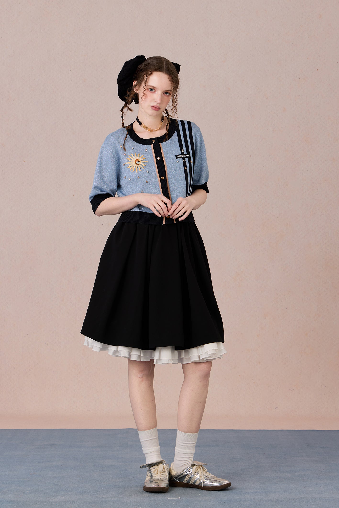 Layered Half Skirt